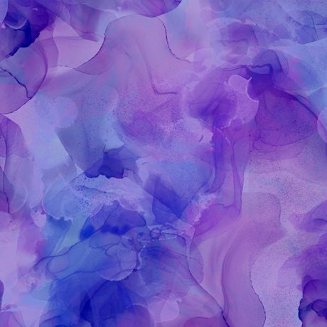 SALE Aura Watercolor Blender 30198 Purple - QT Fabrics - Quilting Cotton Fabric