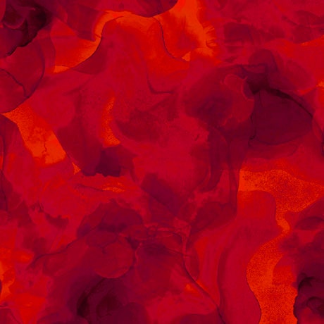 3 Yard Cut - Aura Watercolor Blender WIDE Back 30199 Red - QT Fabrics - 107/108" Wide - Quilting Cotton Fabric