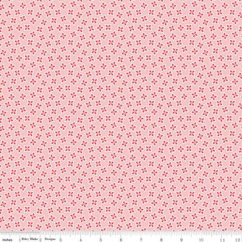 Vintage Happy 2 Planter Box C9139 Frosting by Riley Blake Designs - Lori Holt - Flowers in Squares - Quilting Cotton Fabric