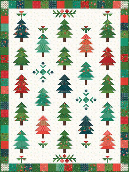 SALE Under the Pines Quilt and Runner PATTERN P154 by Heather Peterson - Riley Blake Designs - INSTRUCTIONS Only - Piecing Christmas