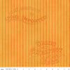 CLEARANCE Pumpkin Patch Silver Lining Stripe C14581 Orange - Riley Blake - Halloween Stripes - J. Wecker Frisch - Quilting Cotton Fabric