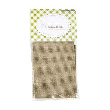 DEAL Lori Holt Vintage Cloth 10-Count VC18 Tula Burlap - Riley Blake Designs - 18" x 18" Rayon/Cotton Blend - Counted Cross Stitch