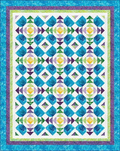 Skipping Stones Quilt PATTERN P185 by The Whimsical Workshop - Riley Blake Designs - INSTRUCTIONS Only - Piecing