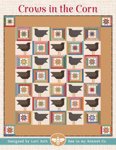SALE Crows in the Corn Quilt PATTERN P051 by Lori Holt - Riley Blake Designs - INSTRUCTIONS Only - It's Sew Emma - Piecing