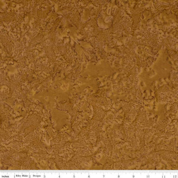CLEARANCE Batiks Expressions Hand-Dyes BTHH145 Dark Yellow 2 - Riley Blake Designs - Hand-Dyed Print - Quilting Cotton Fabric