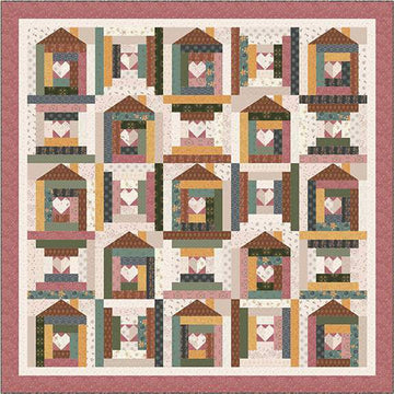 SALE Feels Like Home Quilt PATTERN - Amber Johnson - Riley Blake - INSTRUCTIONS Only
