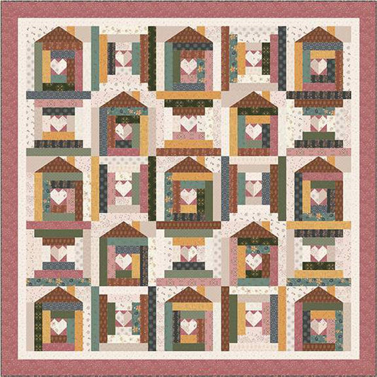 SALE Feels Like Home Quilt PATTERN - Amber Johnson - Riley Blake - INSTRUCTIONS Only