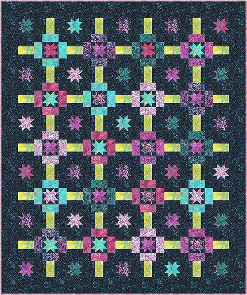 SALE Star Tiles Quilt PATTERN P042 by Amber Johnson - Riley Blake Designs - INSTRUCTIONS Only - Piecing - Multiple Sizes