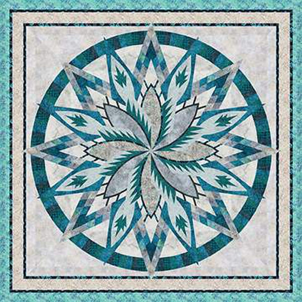 Silver Shores Quilt PATTERN P182 by Quiltworx - Riley Blake Designs - INSTRUCTIONS Only - Paper Piecing