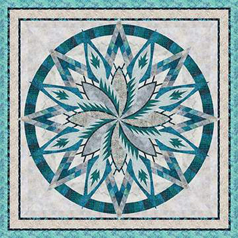 Silver Shores Quilt PATTERN P182 by Quiltworx - Riley Blake Designs - INSTRUCTIONS Only - Paper Piecing