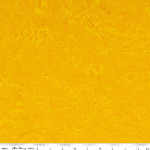 SALE Batiks Expressions Hand-Dyes BTHH140 Sunflower - Riley Blake Designs - Hand-Dyed Print - Quilting Cotton