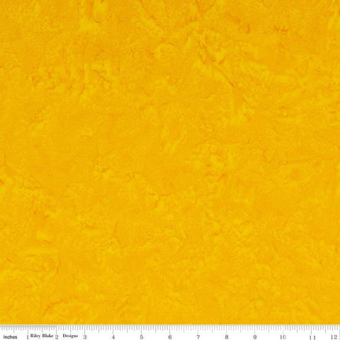 SALE Batiks Expressions Hand-Dyes BTHH140 Sunflower - Riley Blake Designs - Hand-Dyed Print - Quilting Cotton