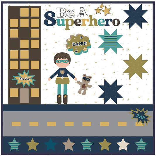 SALE Super Reader Book Pillow PATTERN P177 - Jennifer Long - Riley Blake Designs - INSTRUCTIONS Only - Raw Edge Applique
