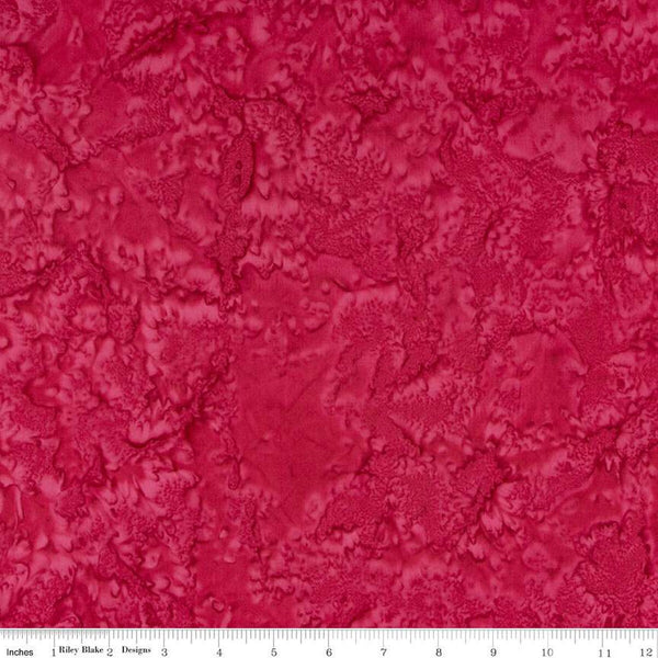 SALE Batiks Expressions Hand-Dyes BTHH116 Pink 1 - Riley Blake Designs - Hand-Dyed Print - Quilting Cotton Fabric