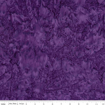 Batiks Expressions Hand-Dyes BTHH112 Grape - Riley Blake Designs - Hand-Dyed Print - Quilting Cotton