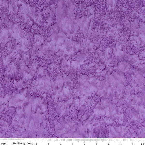 SALE Batiks Expressions Hand-Dyes BTHH110 Grape 2 - Riley Blake Designs - Hand-Dyed Print - Quilting Cotton Fabric