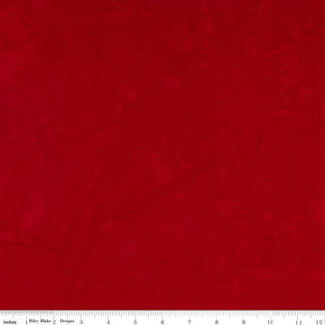Batiks Expressions Hand-Dyes BTCB125 Red Red - Riley Blake Designs - Hand-Dyed Print - Quilting Cotton Fabric