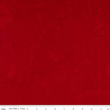 Fat Quarter End of Bolt Piece - Batiks Expressions Hand-Dyes BTCB125 Red - Riley Blake Designs - Hand-Dyed Print - Quilting Cotton Fabric