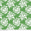 SALE Jingle Bells Christmas Bells C14831 Holly - Riley Blake Designs - White Bells Ribbons - Quilting Cotton Fabric