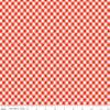 Fat Quarter End of Bolt - Jingle Bells Plaid C14836 Red - Riley Blake Designs - Christmas Diagonal - Quilting Cotton Fabric