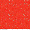 Jingle Bells Sprinkles C14837 Red - Riley Blake Designs - Christmas Scattered Stars - Quilting Cotton Fabric