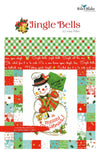 SALE Jingle Bells Charm Pack 5" Stacker Bundle - Riley Blake Designs - 42-Piece Precut  - Christmas - Quilting Cotton Fabric