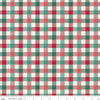 16" End of Bolt - Merry Little Christmas Check C14848 Multi - Riley Blake Designs - Checks Checkered - Quilting Cotton Fabric
