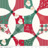 Merry Little Christmas Petals Cheater Print C14849 Multi - Riley Blake Designs - Flowering Snowball Design - Quilting Cotton Fabric