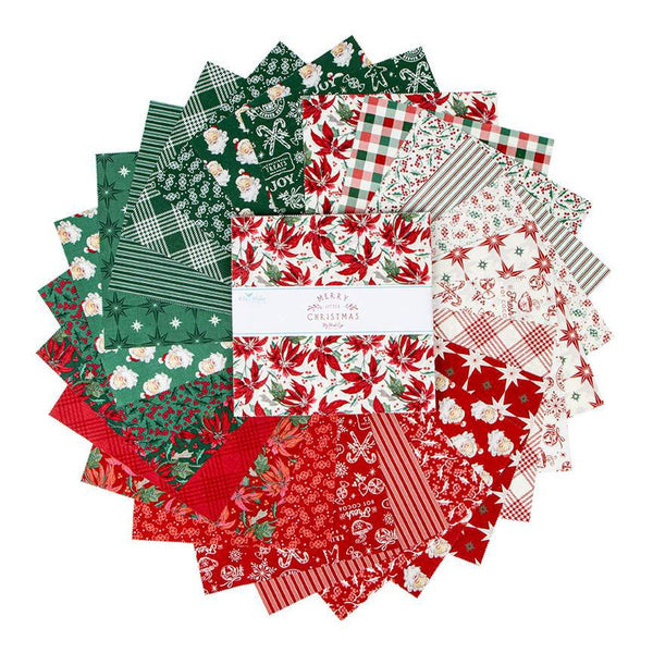 Merry Little Christmas Layer Cake 10" Stacker Bundle - Riley Blake Designs - 42 piece Precut Pre cut - Quilting Cotton Fabric