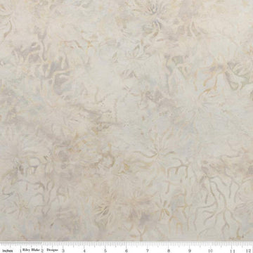 Fat Quarter End of Bolt Piece - Batiks Expressions Breathe BTAP801 Cloud - Riley Blake Designs - Hand-Dyed Print - Quilting Cotton