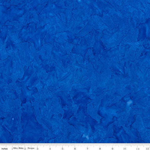 SALE Batiks Expressions Hand-Dyes BTAP277 Cobalt - Riley Blake Designs - Hand-Dyed Print - Quilting Cotton