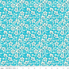 Here Comes the Sun Floral C14812 Peacock - Riley Blake Designs - Floral Flowers - Quilting Cotton Fabric