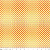 SALE Here Comes the Sun Cotton C14816 Yellow - Riley Blake Designs - Blossoms Dots - Quilting Cotton Fabric