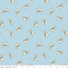 The Tale of Peter Rabbit Peter Toss C14702 Blue - Riley Blake Designs - Beatrix Potter - Quilting Cotton Fabric - Licensed Product