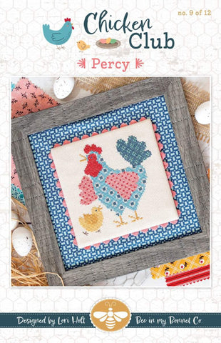 SALE Percy Chicken Club #9 Cross Stitch Pattern P051-ISE - Riley Blake - INSTRUCTIONS Only - It's Sew Emma - Counted Cross Stitch