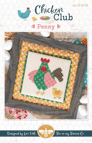 SALE Penny Chicken Club #10 Cross Stitch Pattern P051-ISE - Riley Blake Designs - INSTRUCTIONS Only - It's Sew Emma - Counted Cross Stitch