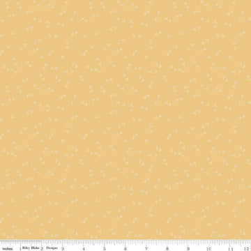 SALE Farm Girl Vintage Chicken Track C7886 Honey - Riley Blake Designs - Chicken Tracks - Lori Holt - Quilting Cotton Fabric
