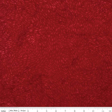 SALE Batiks Expressions Berry Lemonade BTHH1304 Cherry - Riley Blake Designs - Hand-Dyed Tjaps Print - Quilting Cotton