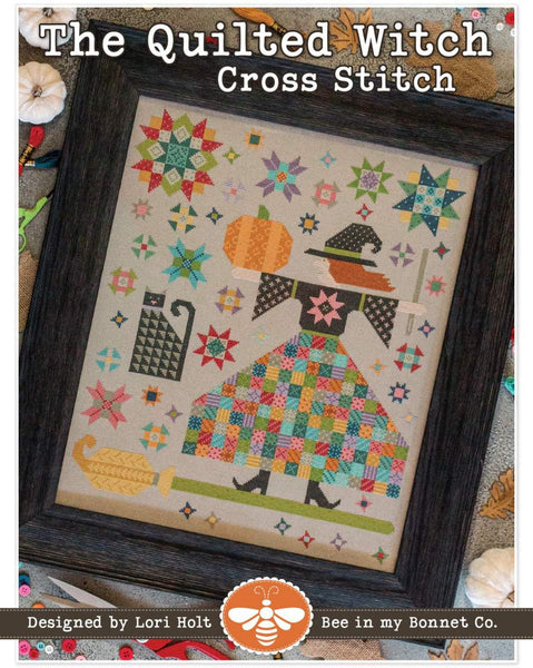 The Quilted Witch Cross Stitch PATTERN P051-ISE-4014 - Riley Blake - Instructions Only - It's Sew Emma - Counted Cross Stitch