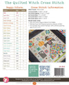 SALE The Quilted Witch Cross Stitch PATTERN P051-ISE-4014 - Riley Blake - Instructions Only - It's Sew Emma - Halloween Counted Cross Stitch