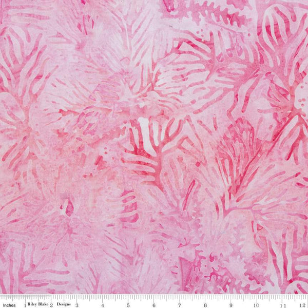 SALE Batiks Expressions Berry Lemonade BTAP1299 Cosmopolitan - Riley Blake Designs - Hand-Dyed Tjaps Print - Quilting Cotton