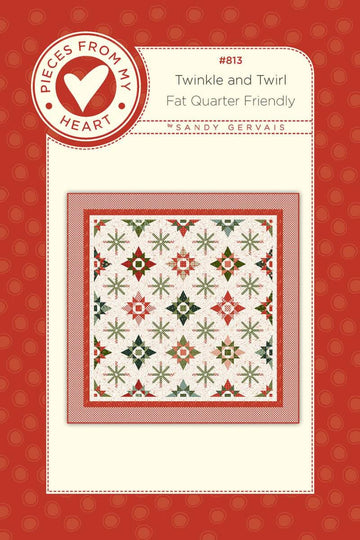 SALE Twinkle & Twirl Quilt PATTERN P157 - Sandy Gervais - Riley Blake Designs - INSTRUCTIONS Only - Pieced Fat Quarter Friendly