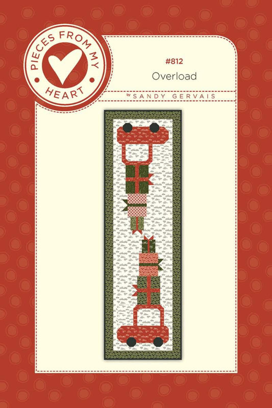 SALE Overload Runner PATTERN P157 - Sandy Gervais - Riley Blake Designs - INSTRUCTIONS Only - Pieced Cars Presents