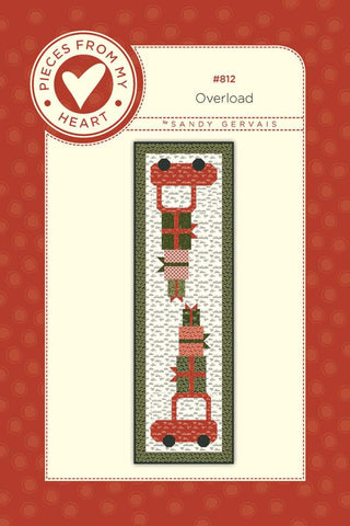 SALE Overload Runner PATTERN P157 by Sandy Gervais - Riley Blake Designs - INSTRUCTIONS Only - Pieced Cars Presents