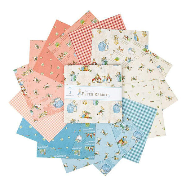 The Tale of Peter Rabbit Layer Cake 10" Stacker Bundle - Riley Blake Designs - 42 piece Precut Pre cut - Quilting Cotton Fabric