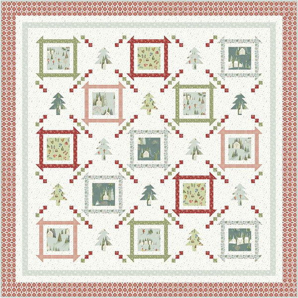 SALE Merry Memories Quilt PATTERN P180 by Wendy Sheppard - Riley Blake Designs - INSTRUCTIONS Only - Pieced