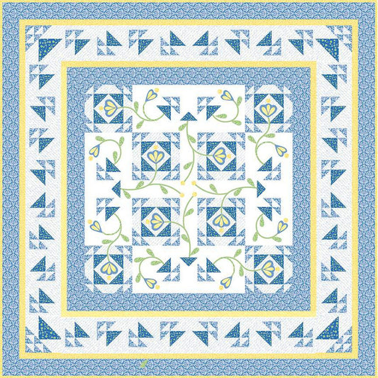 SALE Shadow Boxes Quilt PATTERN P1112 - Jennifer Long - Riley Blake Designs - INSTRUCTIONS Only - Piecing Applique