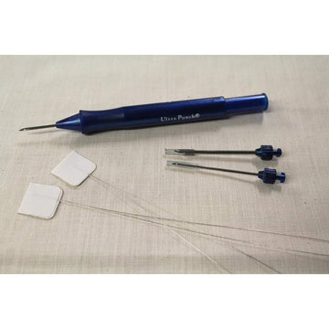 DEAL Lori Ultra Punch Three Needle Set 034722927260 - Riley Blake Designs - Set of 3 Interchangeable Needles Two Threaders Open Spring