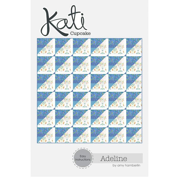 Adeline Quilt PATTERN P055 by Kati Cupcake - Riley Blake Designs - INSTRUCTIONS Only - Piecing - Two Sizes