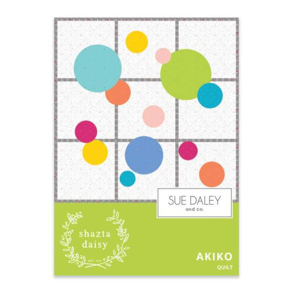 Akiko Quilt PATTERN P170 by Shaztadaisy - Riley Blake Designs - INSTRUCTIONS Only - Applique Beginner Friendly